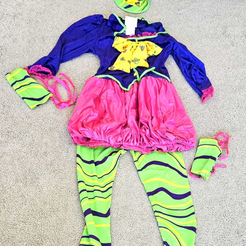 Halloween Costume-The Mad Hatter. Comes with everything shown.Size XL(12-14)